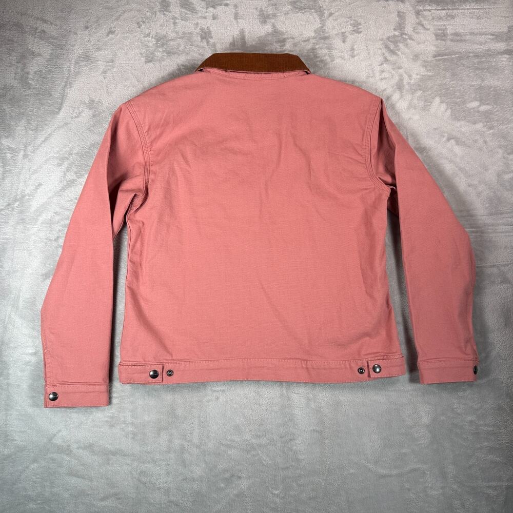 Carhartt Womens Small Iconic Crawford Detroit Jacket Rose Tint NEW - Picture 8 of 11